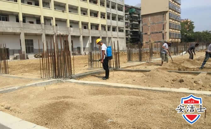 平湖学校机关防治白蚁